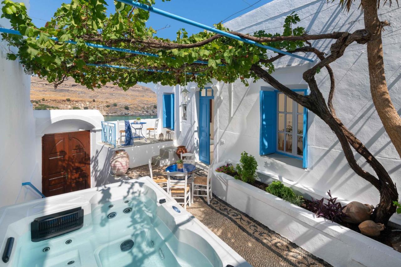 Lindos Beach Boutique Villa Luaran gambar