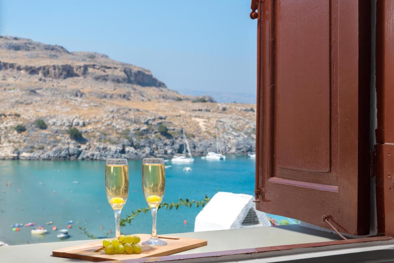 Lindos Beach Boutique Villa Luaran gambar